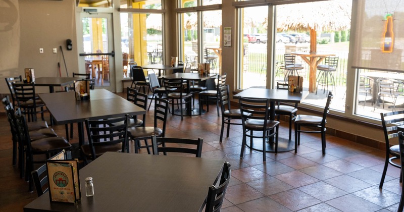 Interior, dining area