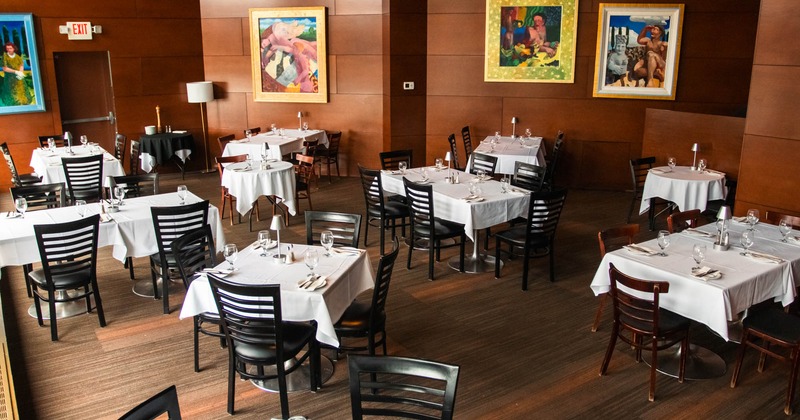 Interior, dining area