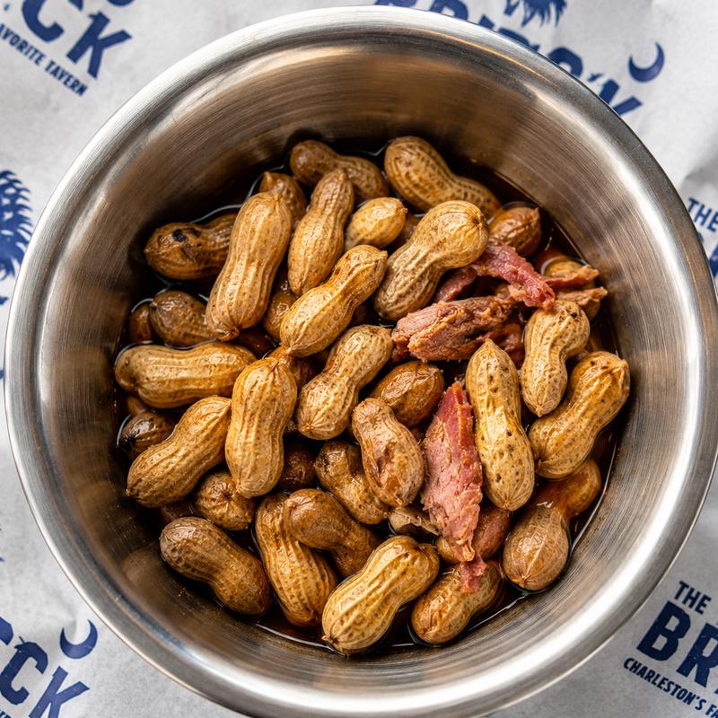 Bowl of Boiled Peanuts photo