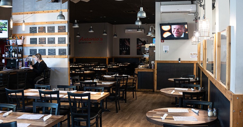 Interior, dining tables