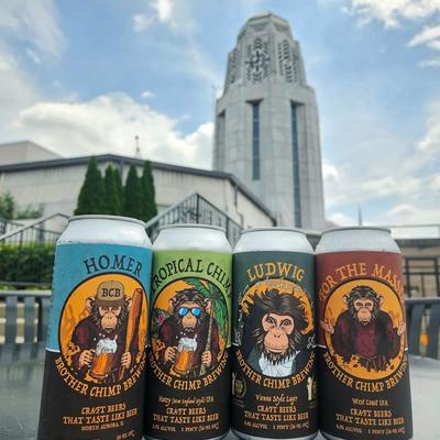 Cans of Beer in St Charles, IL.