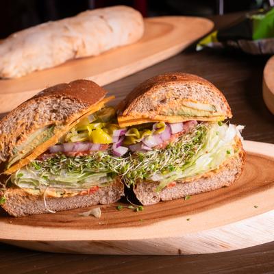 Vegetarian sandwich.