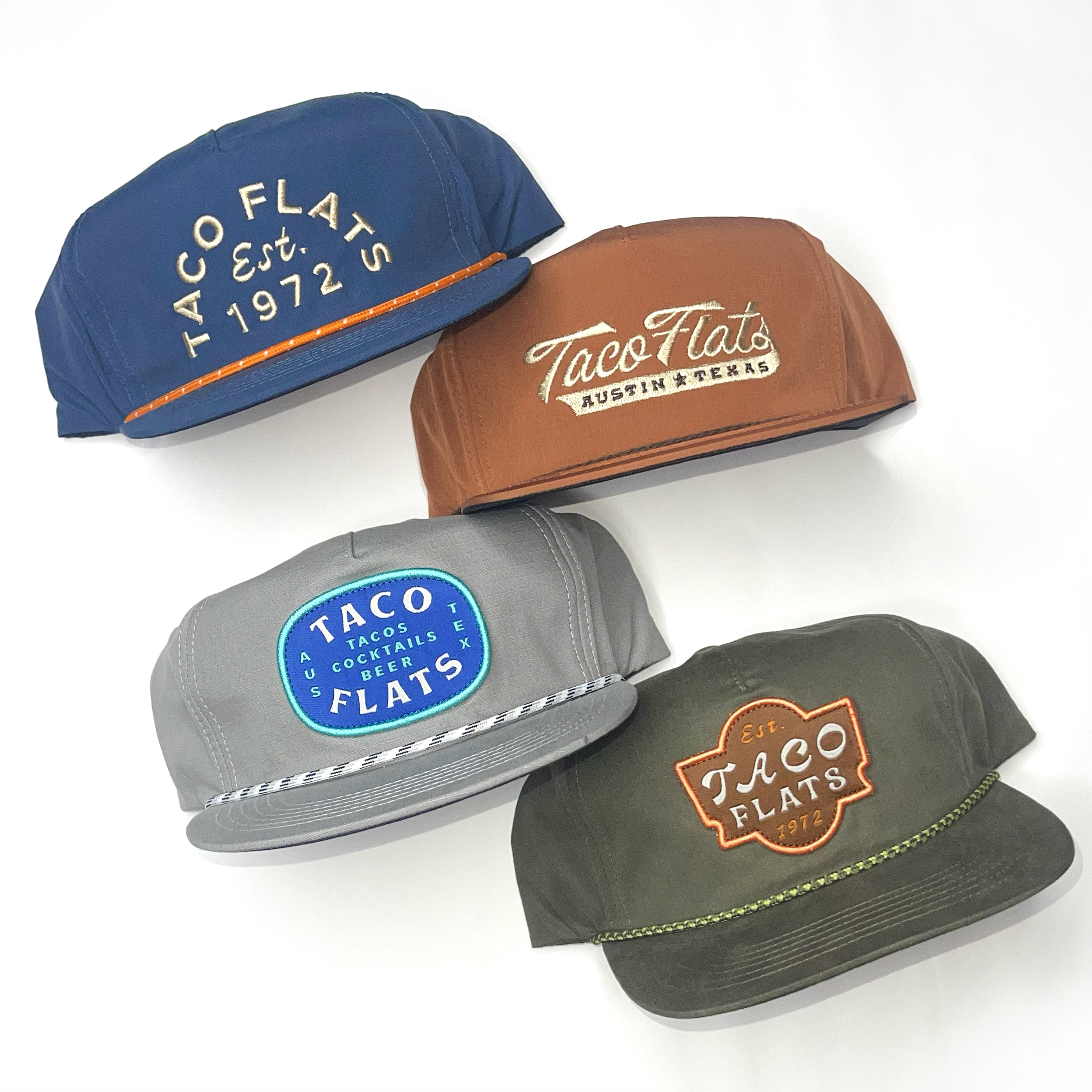Taco Flats Hats Baseball Cap Merch Longhorns Casual Austin Texas