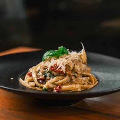 Chicken Pesto Pasta.