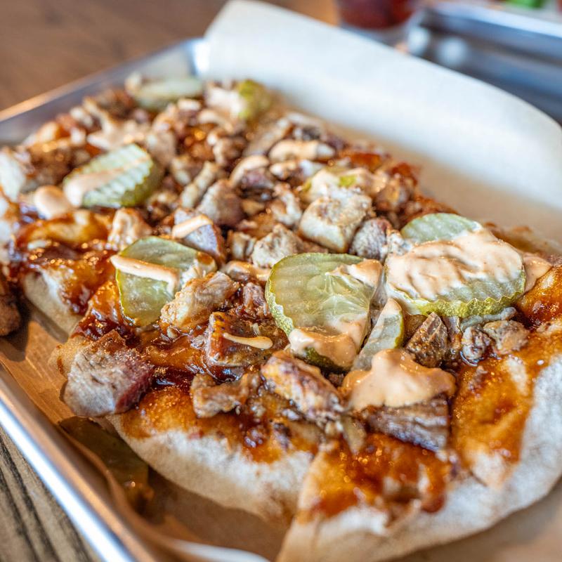 menu item 18 of 28, BBQ Burnt End Pizza
