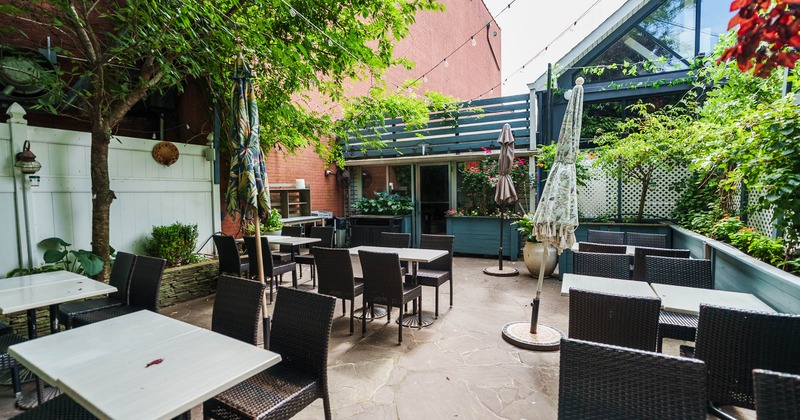 Beautiful patio area