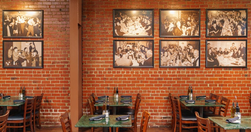 Interior, dining area