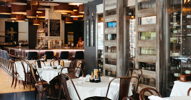 Interior, dining area