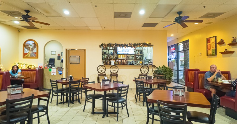 Interior, dining space