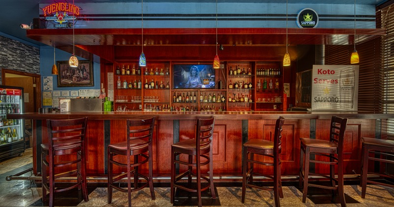 Interior, bar, bar stools