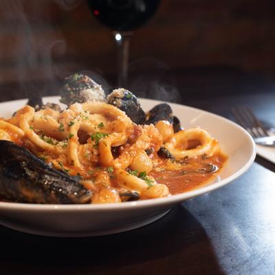 Seafood dish.