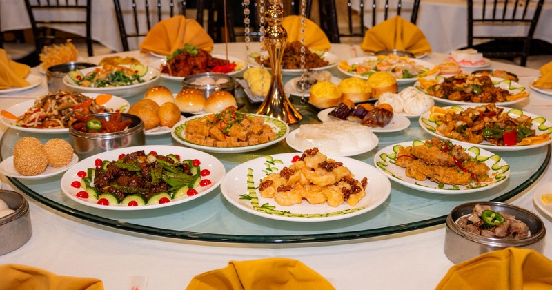 An assortment of food dishes
