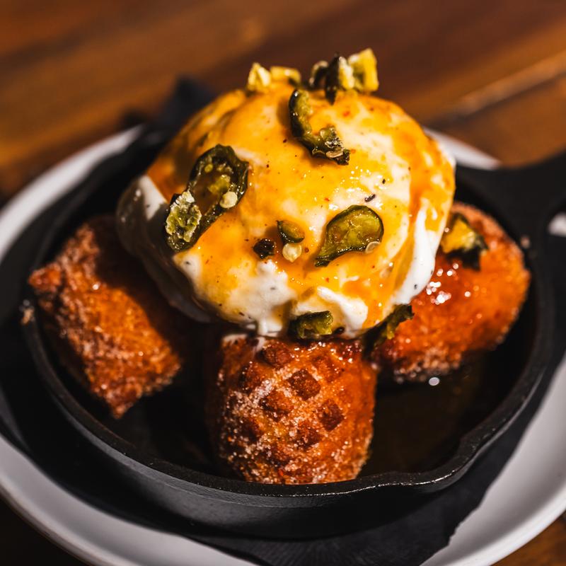 Sweet Heat Hush Puppy Sundae photo