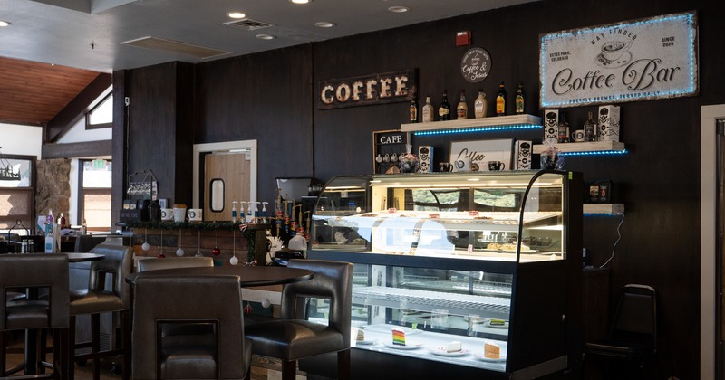 Dessert display case