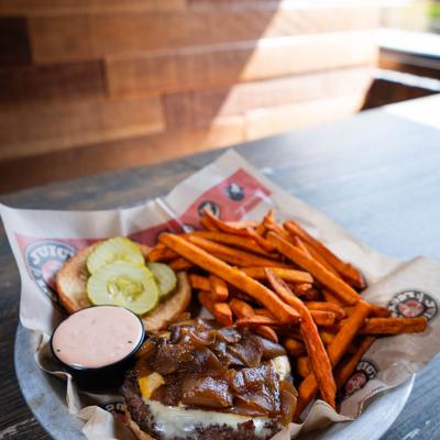 The All American burger.