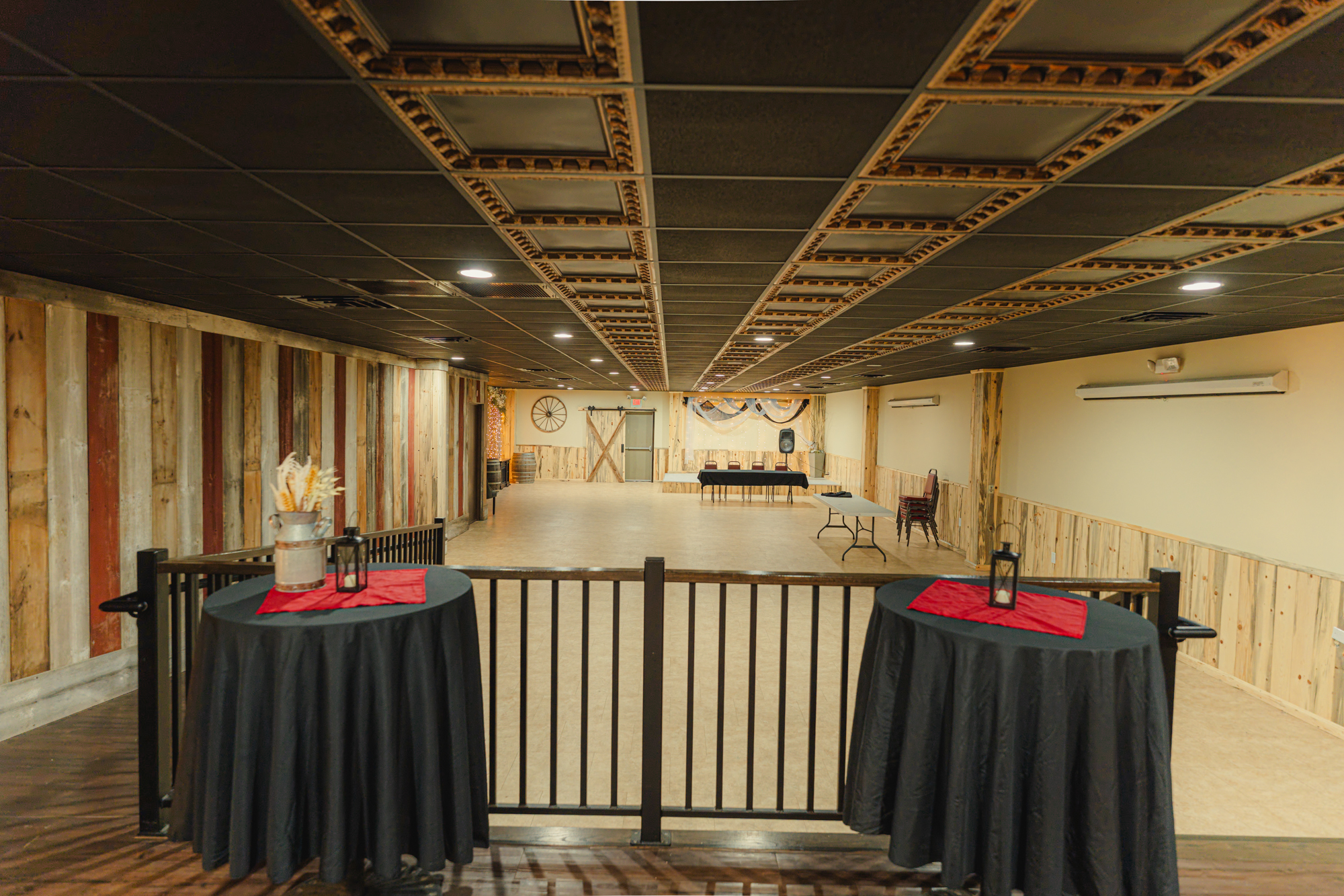 Wide view of the Birdie’s Dance Hall entrance