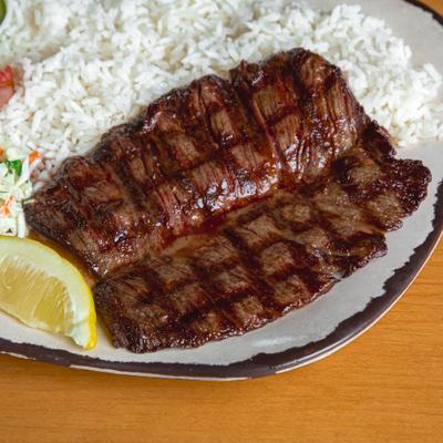 Steak Arrachera.