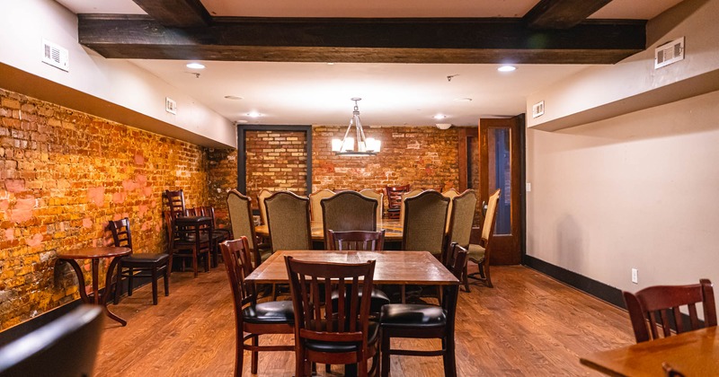 Dining room, table and chairs