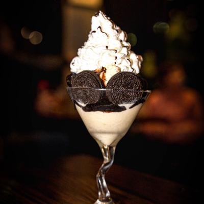 Oreo Martini Sundae.