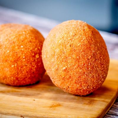 Home made arancinis.