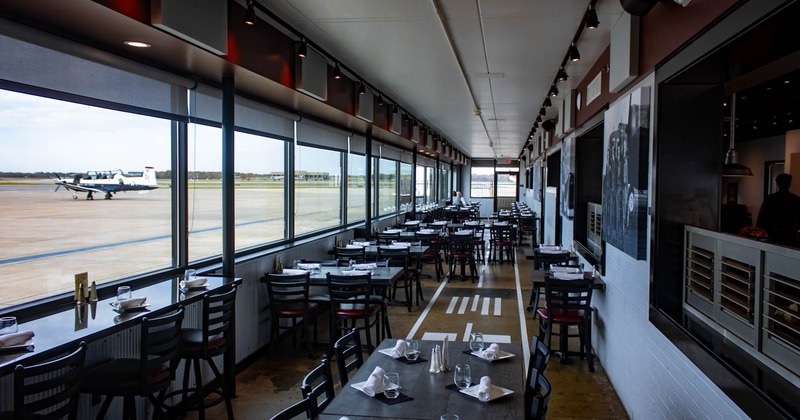 Interior, spacious dining area