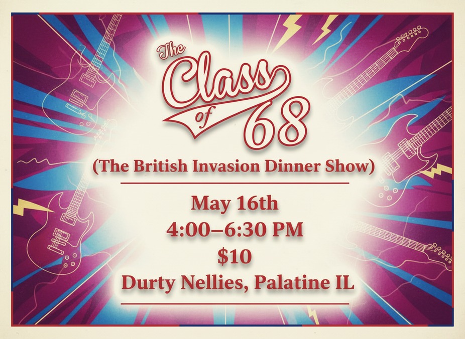 class of 68' the British Invasion Dinner show event photo