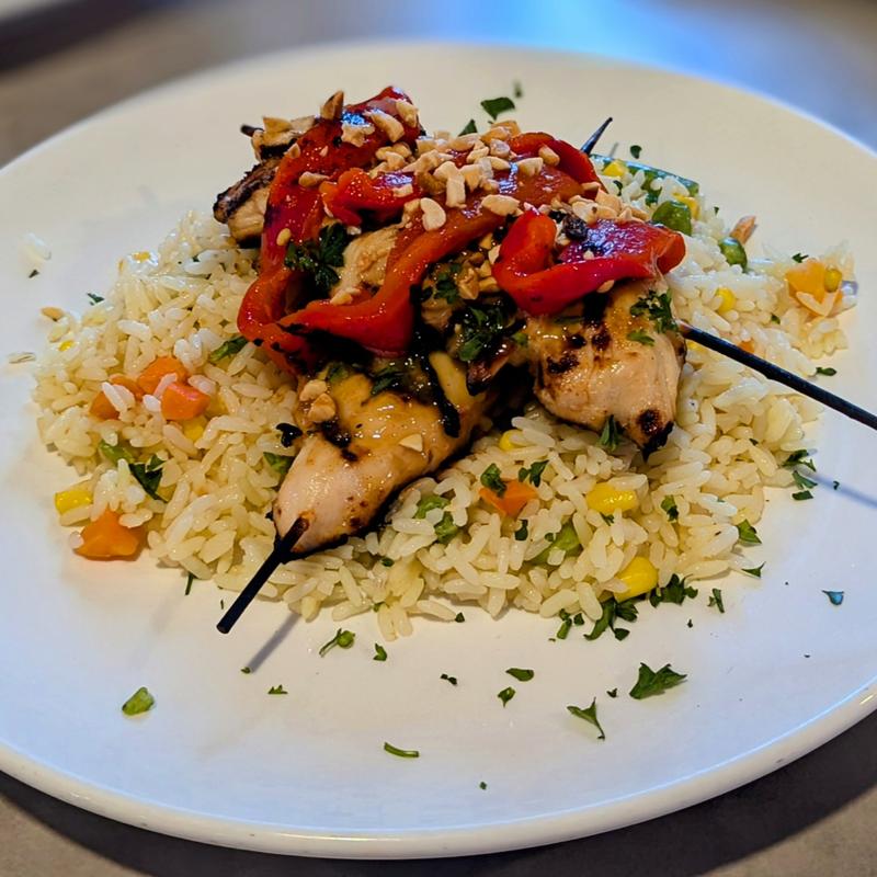 Satay Chicken Kabob photo