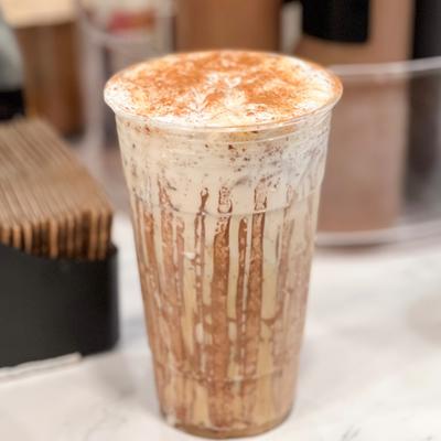 Cup of cold brew coffee.