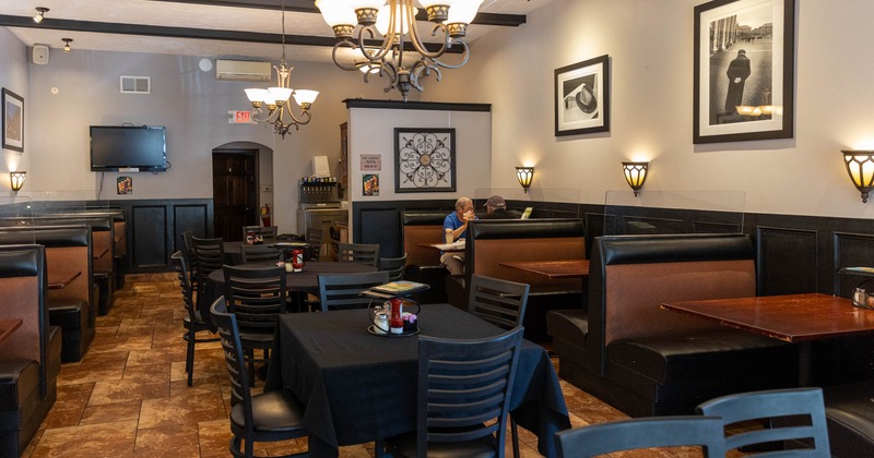 Interior, dining area