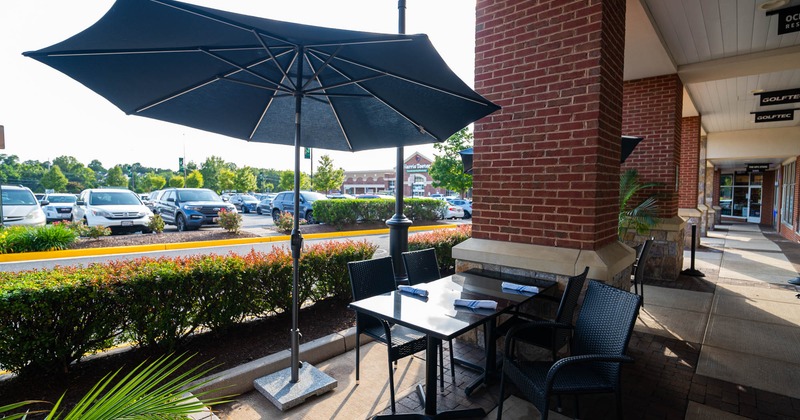 Exterior, patio, seating area