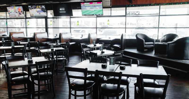 Interior seating area