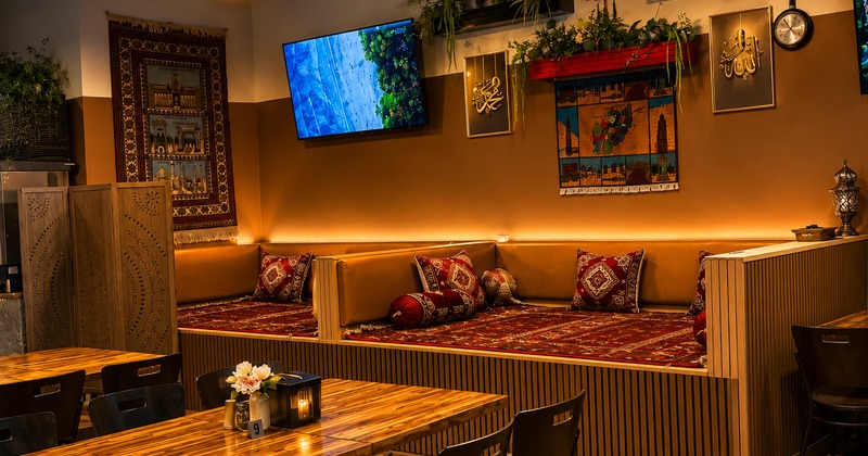Interior, seating area