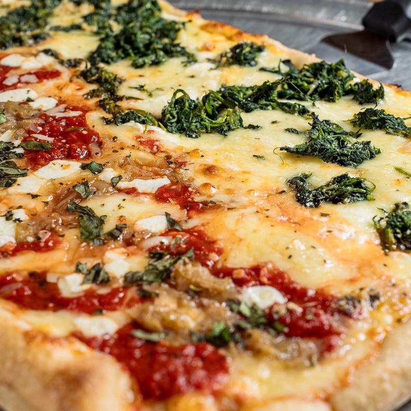 menu item 10 of 10, White Spinach Pizza (V)