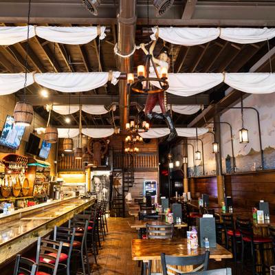 Interior, dining area.