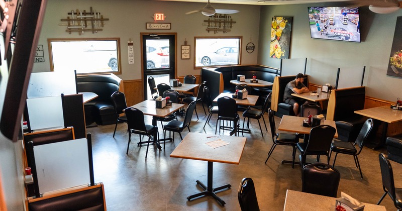 Interior, dining area