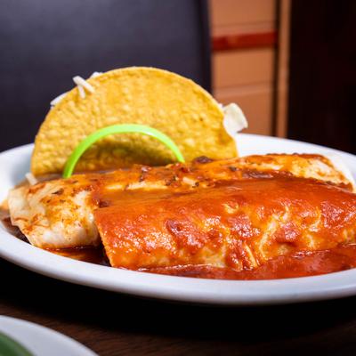 One Taco Two enchiladas.