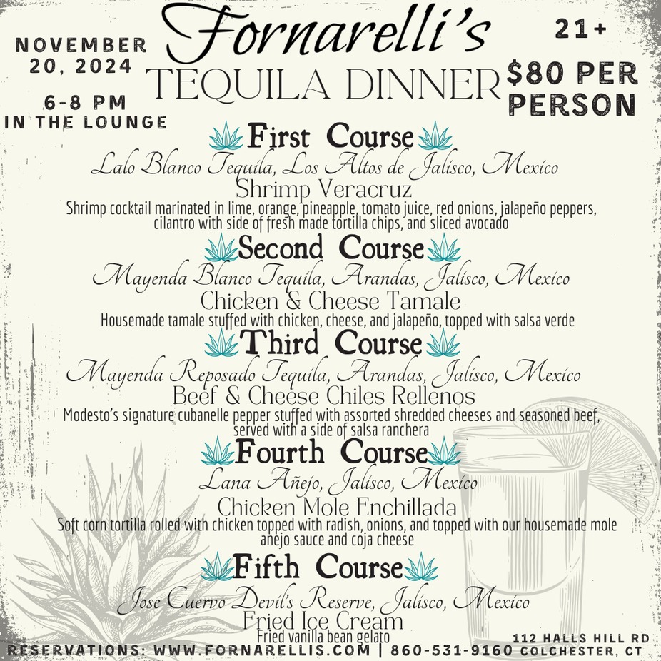 Fornarelli's Tequila Dinner event photo