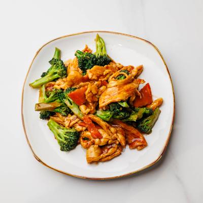 Chicken with Broccoli.