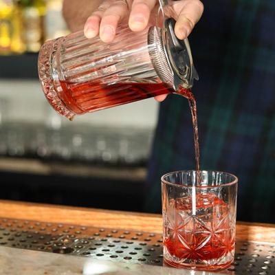 Bartender make a cocktail