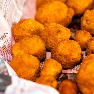 Fried okra.