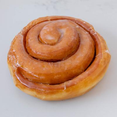 Cinnamon roll donut.