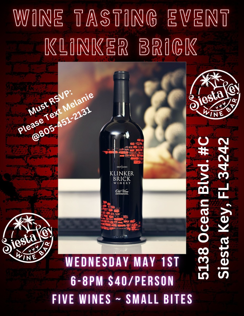 Klinker Brick Wine Tasting - A Taste from Lodi event photo
