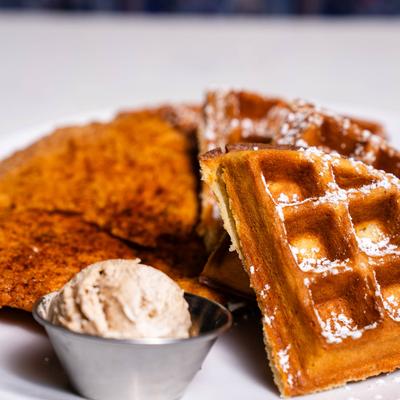Chicken and Waffles.