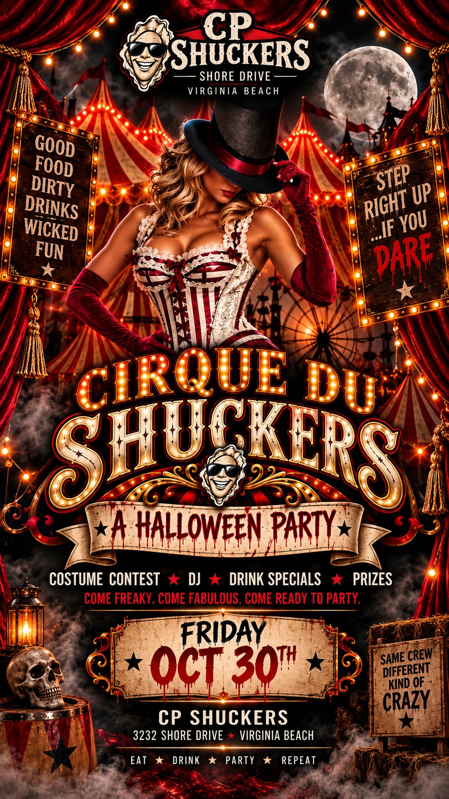 Halloween Cirque Party event photo