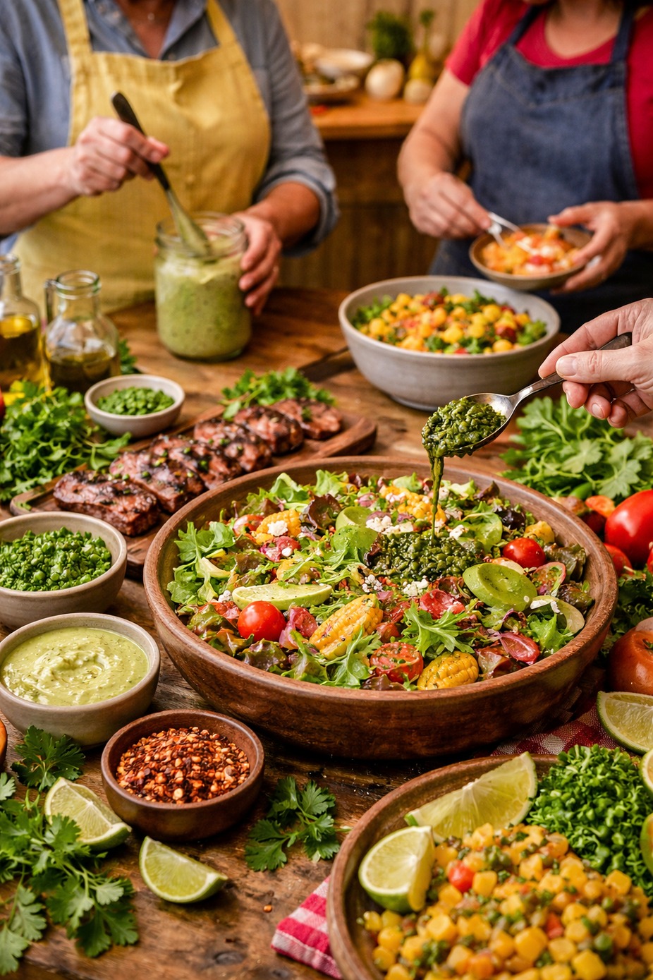 #cooking_series Cooking Series #3: Salads & Sauces con Sabor event photo