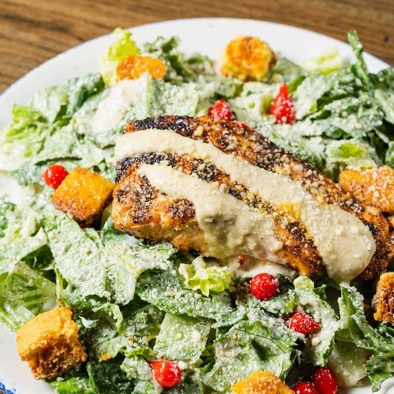 Blackened Salmon Caesar Salad photo