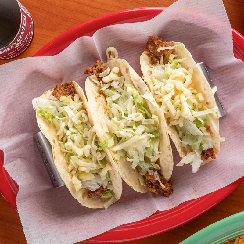 menu item 5 of 13, 3 Hard or Soft Tacos