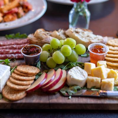 Charcuterie board.
