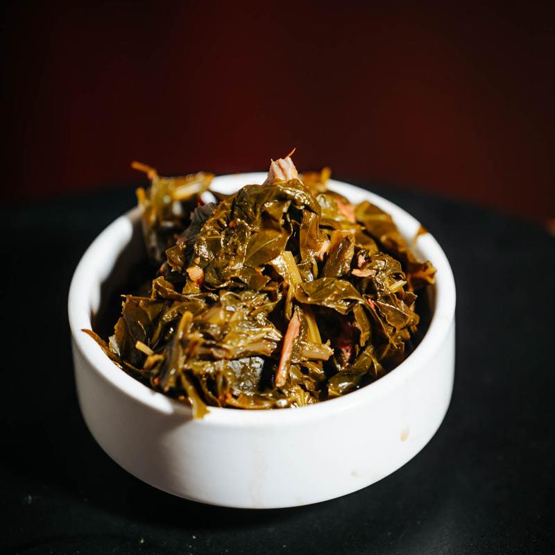 menu item 11 of 17, Spicy Collard Greens