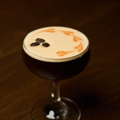 A glass  of Espresso Martini